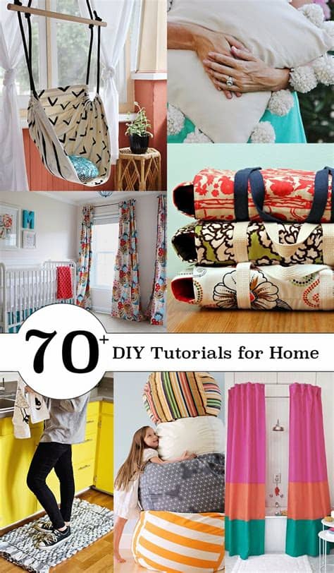 Projects to make with your favorite fabric patterns. 70+ Gorgeous Things to Sew for Home - DIY Craft Projects
