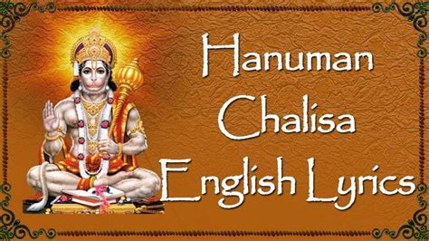 Hanuman Chalisa Lyrics In English Meaning Explained