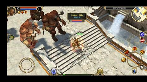 Titan Quest Mobile Android Defeating Typhon On Normal Mode Gameplay