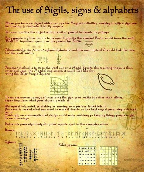 A Beginners Guide To Sigils Pagans And Witches Amino