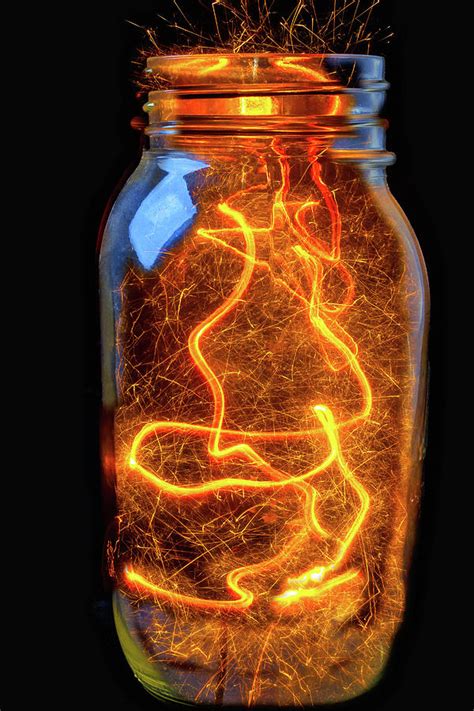 Jar Full Of Sparks Photograph By Garry Gay Pixels