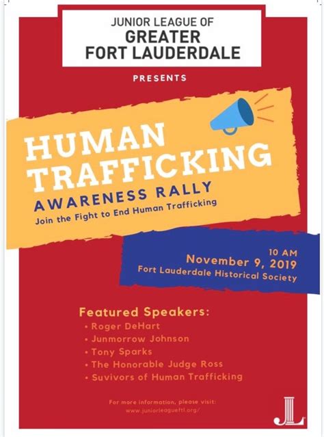 Human Trafficking Awareness Rally Riverwalk Fort Lauderdale