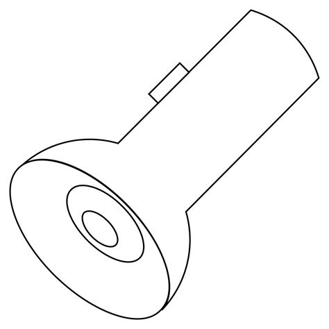 Flashlight Coloring Page Colouringpages