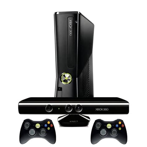 Microsoft Xbox 360 Slim 250gb Console W Xbox Kinect Black