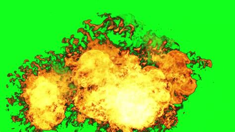 Non Stop Fire Explosion Green Screen Background Effect Youtube