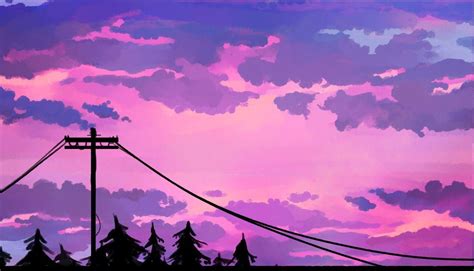 Purple Anime Sky Wallpapers Top Những Hình Ảnh Đẹp