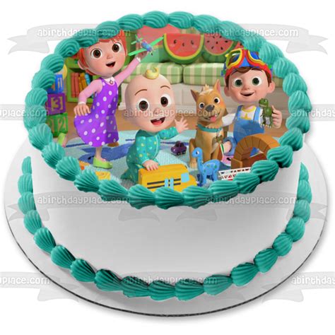 Cocomelon Birthday Cake Png Cocomelon Baby Jj Happy Birthday Your