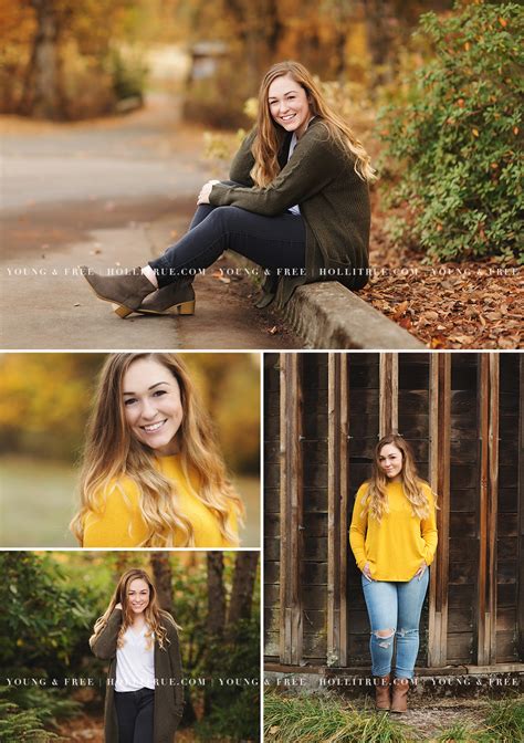 Gorgeous Fall Senior Pictures At Sunset Holli True Senior Photography