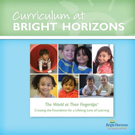 Bright Horizons Curriculum Guides Curriculum At Bright Horizons