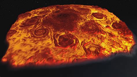 Nasas Juno Mission Provides Infrared Tour Of Jupiters North Pole