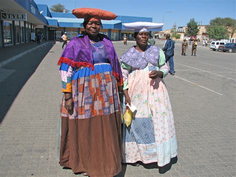 Traditional Dress Namibia Herero Women Out Shopping Flickr