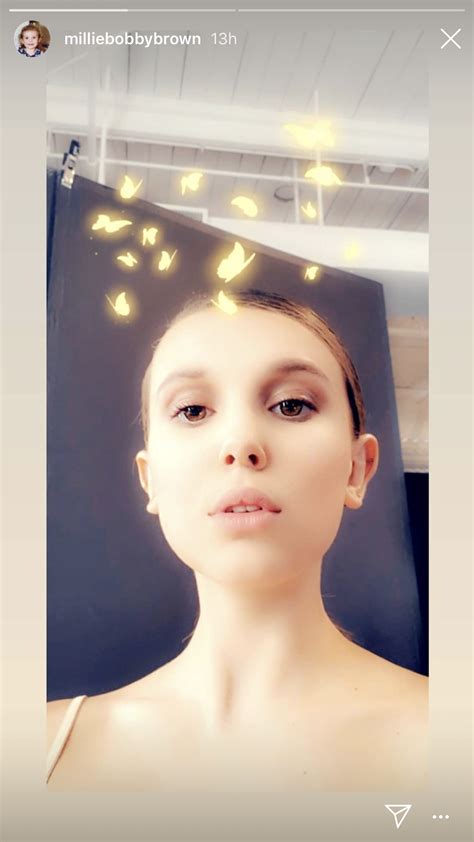 Millie Bobby Brown Instagram Story 5519 Millie Bobby Brown Bobby