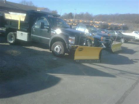 The New Plow On Are F 550 The Largest Community For Snow Plowing And