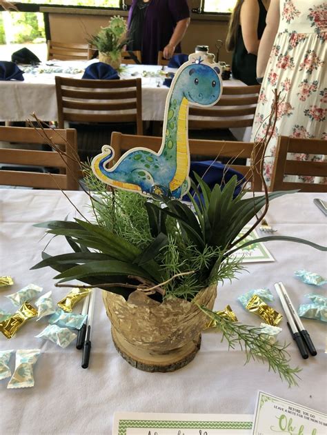 You can use your creative teacher genes below i will list some baby shower planning tips, decorating ideas, food ideas, favor ideas, and much more. Pin by Anita Jolls on Dinosaur Baby Shower ideas | Dinosaur baby shower, Table decorations, Decor