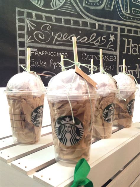 Starbucks Party Frappuccino Cup Party Favors Starbucks Birthday Party