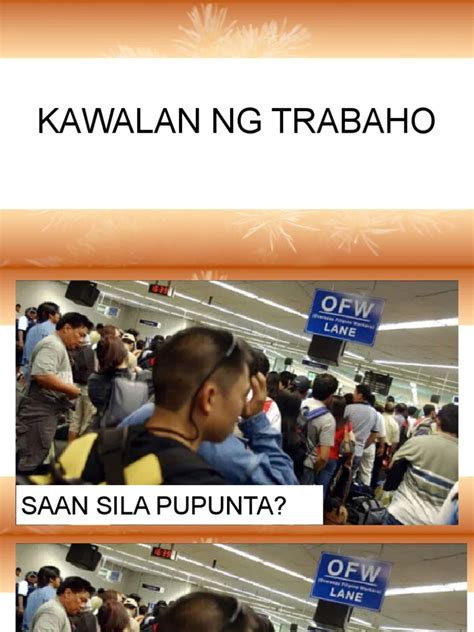 Kawalan Ng Trabaho Pdf