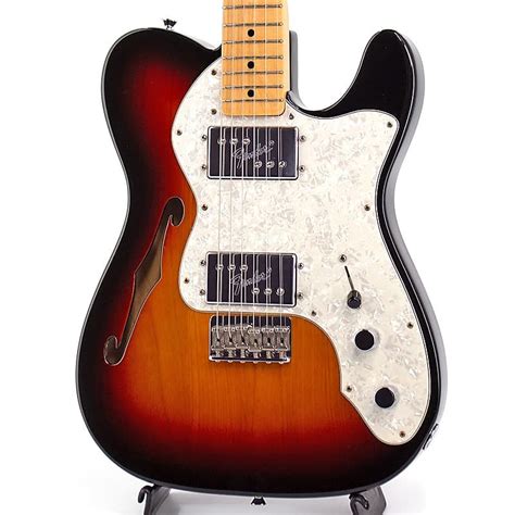 Fender Classic Series 72 Telecaster Thinline3 Color Sunburst Reverb