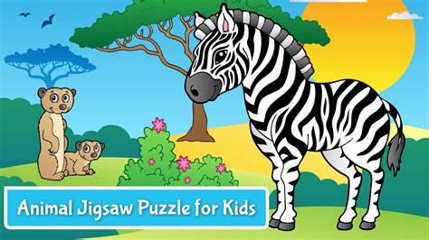 Animal Jigsaw Puzzle For Kids Youtube
