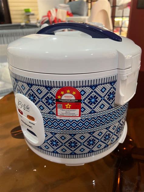 new pensonic batik series rice cooker 1 8l tv and home appliances kitchen appliances cookers on