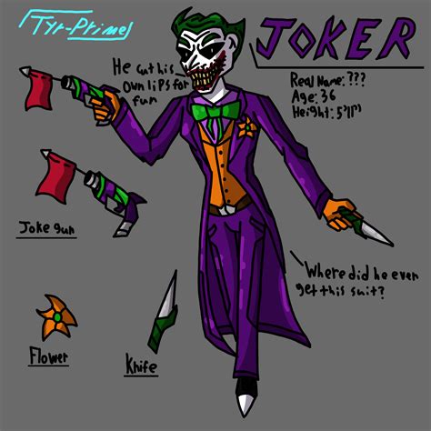 Joker Redesign By Tyr Prime On Newgrounds