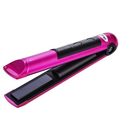 Mini Portable Wireless Rechargeable Hair Straightener Cordless Hair