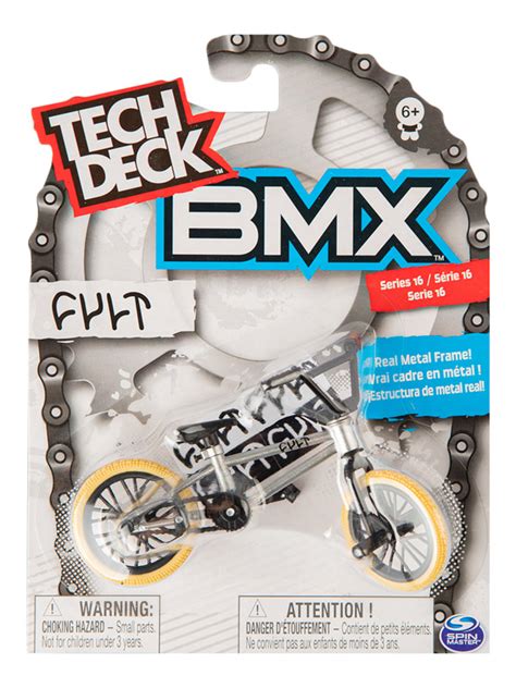 Techdeck Bmx Fult Metal Grey Finger Skateboard Megaskatecz
