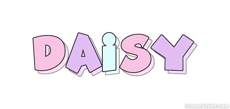 daisy Лого Бесплатный инструмент для дизайна имени от flaming text