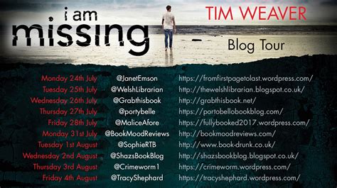 The Welsh Librarian Blog Tour Review I Am Missing By Tim Weaver