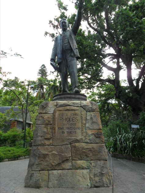Statue Of Cecil John Rhodes In The Companys Gardens South African