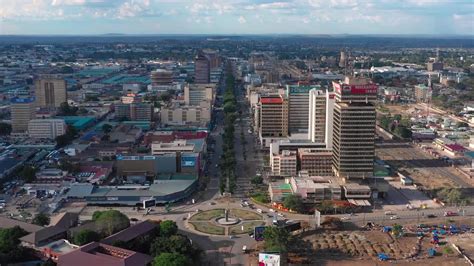 Downtown Lusaka In Zambia Stock Video Motion Array