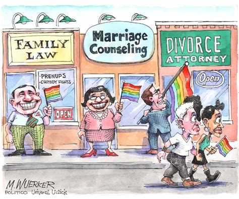 Political Cartoon On Court Rules For Same Sex Marriage By Matt Wuerker Politico At The Comic News