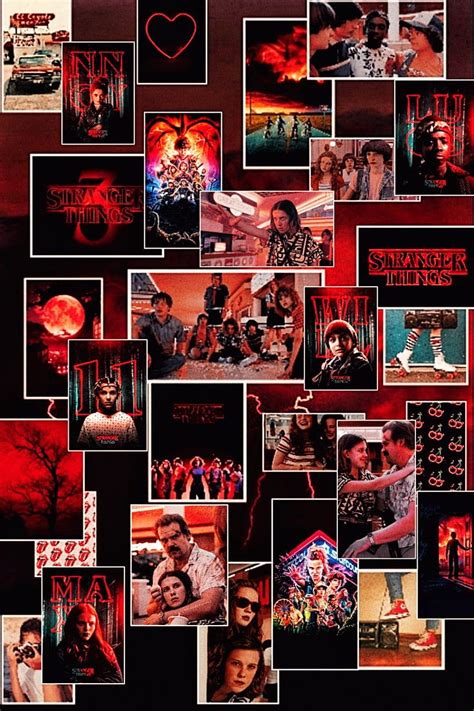 2880x900px 2k free download an aesthetic stranger things i made♡ stranger things collage hd