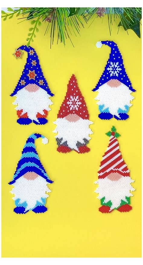 Pin By Mary Mcneill On Gnomes In 2021 Seed Bead Pattern Bead