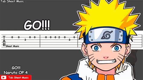 Naruto Op 4 Go Fighting Dreamers Guitar Tutorial Youtube