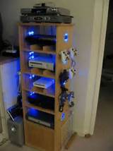 Photos of Game Console Storage Tower
