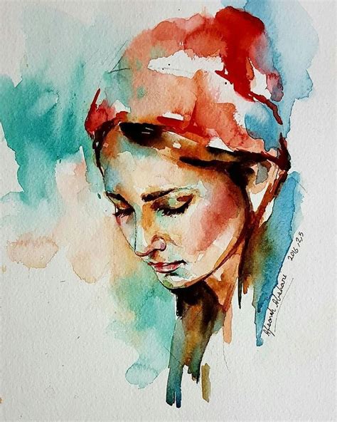 √ Abstract Watercolor Portraits For Beginners Popular Century