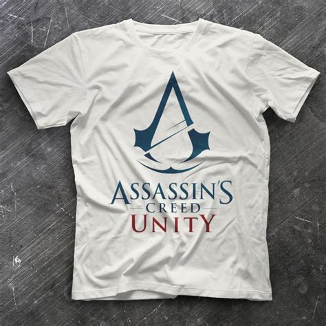 Assassins Creed White Unisex T Shirt Tees Shirts Video Game T