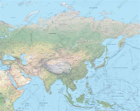 Free Physical Maps Of Asia Mapswire Com Asia Map Phys