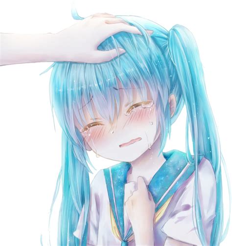 Cute Anime Eyes Anime Girl Crying Depressed Transparent Png