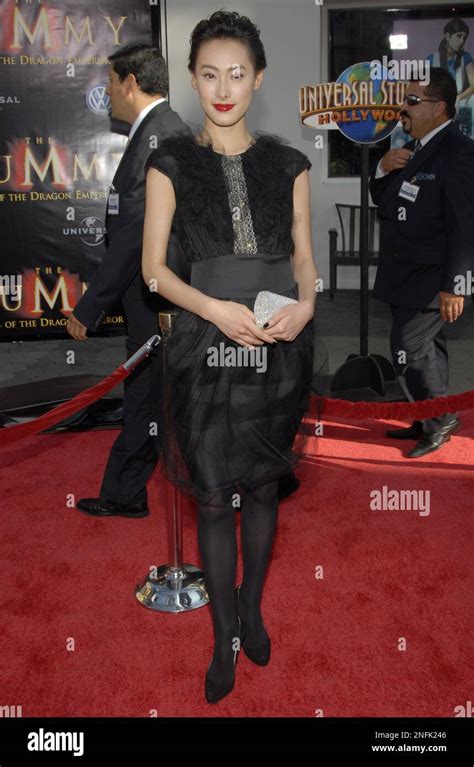 Actress Isabella Leong Poses On The Press Line At The Premiere Of The
