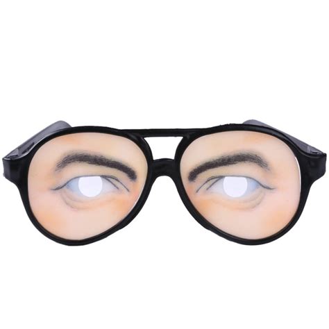 1pc Halloween Party Joke Toy Funny Glasses Fake Novelty Gag Prank Eyes