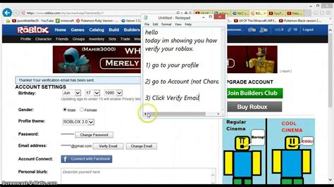 How To Verify Your Roblox Youtube