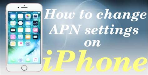How To Change Apn Settings On Iphone Iphone Apn Change