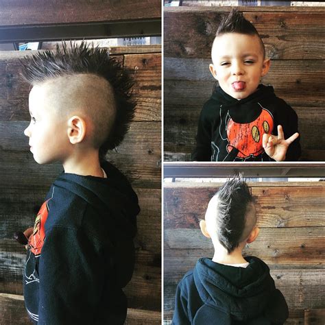 The faux hawk has always been a cool hairstyle for little boys. 25 Cool Haircuts For Boys 2017