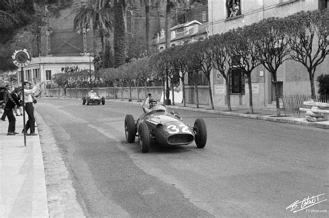 Vintage footage of the maestro at the monaco street circuit. The Cahier Archive - Photo - Fangio 1957 Monaco 02 BC ...