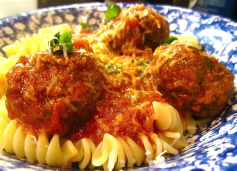 Spicy Meatballs With Fusilli Pasta — Full Belly Blog