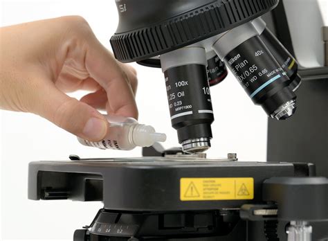 Oil Immersion Operation｜eclipse Si｜online Guide｜nikon Corporation