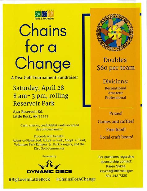 Chains For A Change A Fundraiser 2018 The City Of Little Rock Parks
