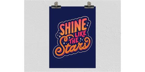 Shine Like The Stars Matte Poster