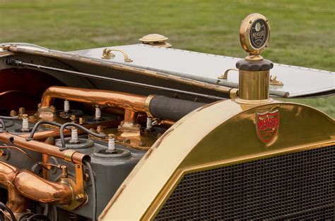 1912 Mercer Model 35 C Raceabout Engine And Motometer Photograph By